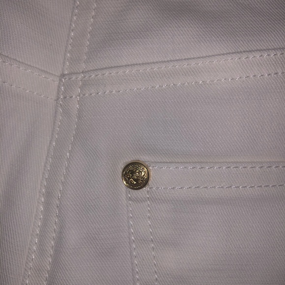 with gold buttons and zipper on the sides, - Picture 6 of 8